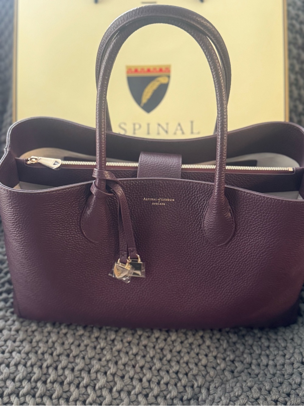 Aspinal of London London Tote Bag NWT